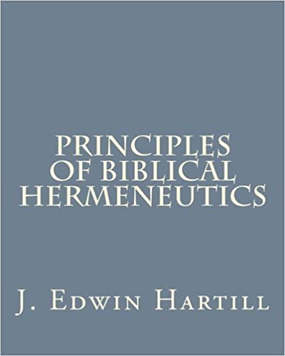 Principles of Biblical Hermeneutics