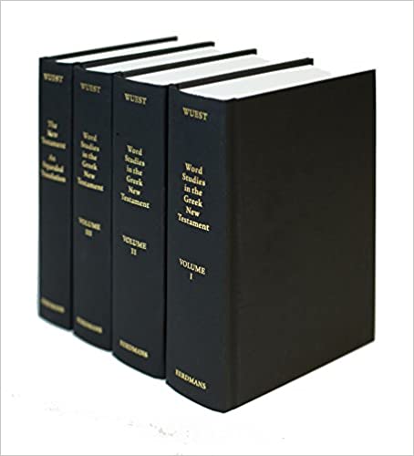 Word Studies from the Greek New Testament (4 volume set)